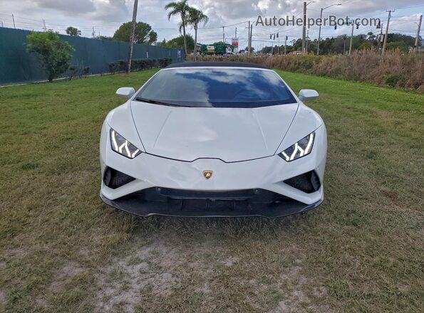 ZHWUT5ZF7MLA15963 2021 LAMBORGHINI HURACAN Белый Вид сзади