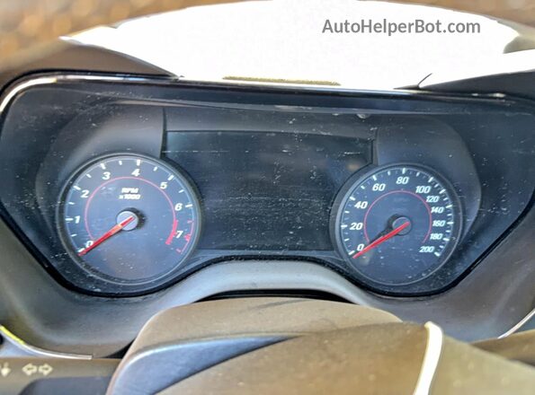 1G1FG1R7XL0106321 2020 CHEVROLET CAMARO Green Instrument cluster view