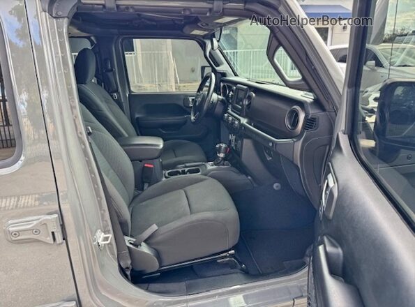 1C4HJXDG2LW332006 2020 JEEP WRANGLER Gray Вид панелі приладів