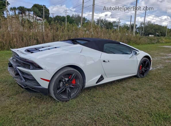 ZHWUT5ZF7MLA15963 2021 LAMBORGHINI HURACAN Белый Передняя правая четверть