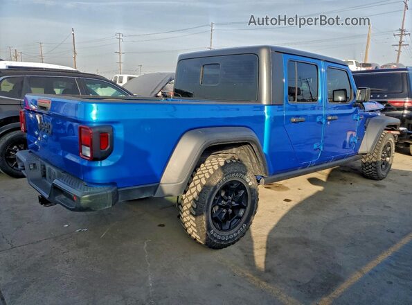 1C6HJTAG3LL201785 2020 JEEP GLADIATOR Blue Առջևի աջ