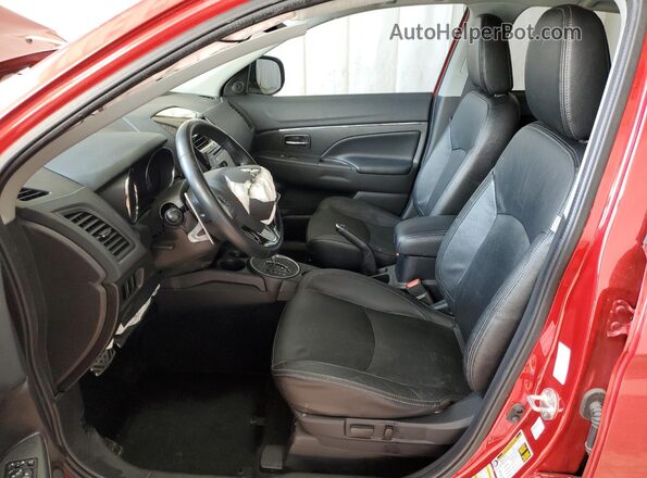JA4AP4AW0HZ036654 2017 MITSUBISHI OUTLANDER Red წინა პანელის ხედი