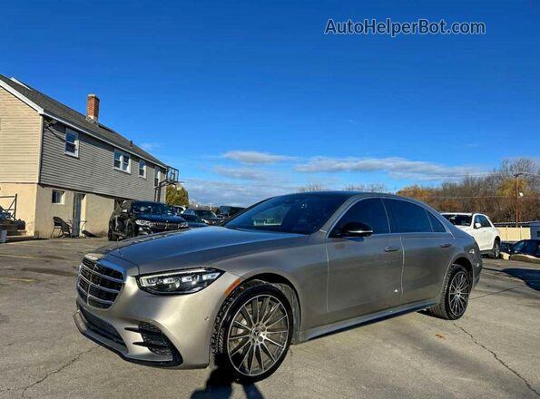 W1K6G7GB3NA071240 2022 MERCEDES-BENZ S Серебряный Задняя левая четверть