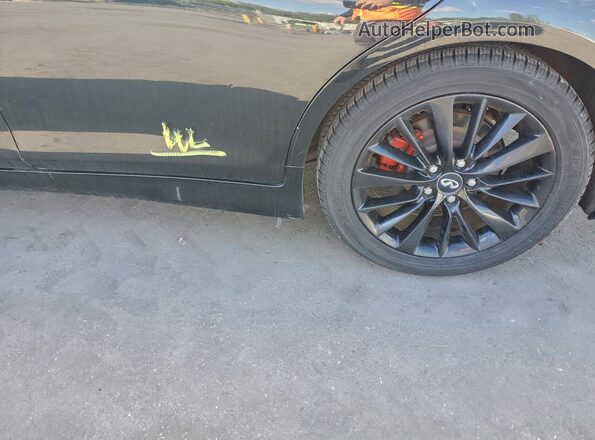 JN1EV7AP4LM206790 2020 INFINITI Q50 Black VIN კოდის სტიკერის ხედი