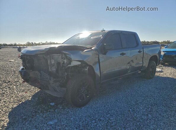 1GCPYCEH8MZ444686 2021 CHEVROLET SILVERADO Серебряный Задняя левая четверть