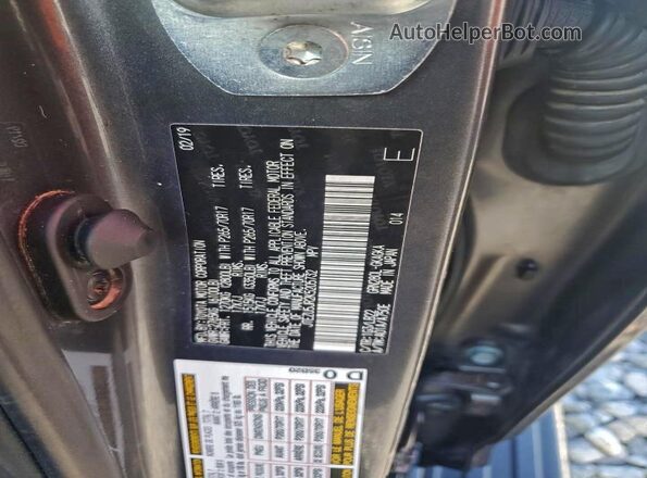 JTEZU5JR2K5205732 2019 TOYOTA 4RUNNER Серый Панорамный вид салона 360°