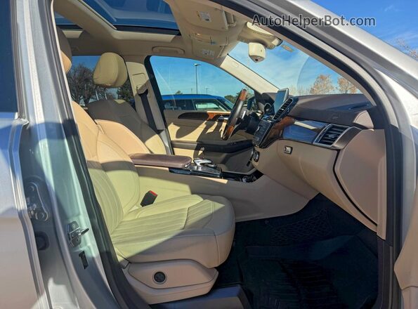 4JGDF6EE7KB214591 2019 MERCEDES-BENZ GLS-CLASS Silver Вид ззаду