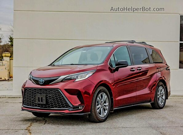 5TDXSKFC5NS055750 2022 TOYOTA SIENNA Burgundy 