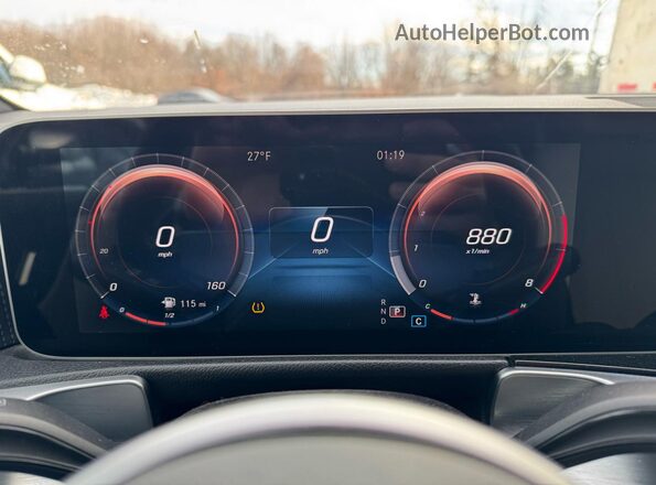 W1N4M4HB1MW112949 2021 MERCEDES-BENZ GLB-CLASS Серебряный 