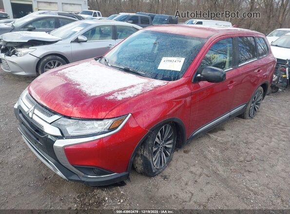 JA4AD2A31LZ012147 2020 MITSUBISHI OUTLANDER Red Առջևի ձախ երեք քառորդ տեսարան