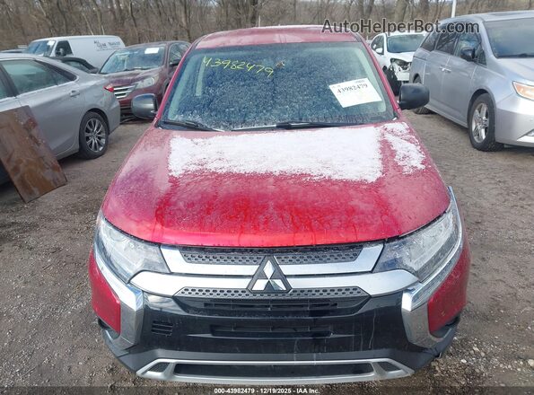 JA4AD2A31LZ012147 2020 MITSUBISHI OUTLANDER Red Դիմացի տեսք