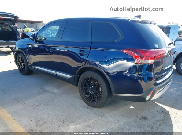 JA4AD3A34KZ022496 2019 MITSUBISHI OUTLANDER Blue Trasero izquierdo