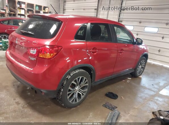 JA4AP3AU1GZ065202 2016 MITSUBISHI OUTLANDER SPORT Red უკანა მარჯვენა