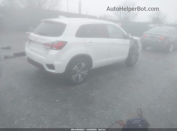 JA4AP3AU1LU017920 2020 MITSUBISHI OUTLANDER SPORT White Задня права чверть