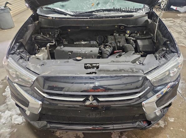 JA4AP3AU2JU016319 2018 MITSUBISHI OUTLANDER Черный Вид подкапотного пространства