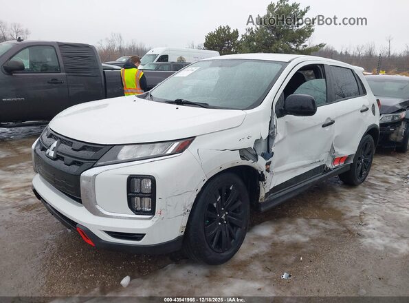 JA4AP3AU7LU031059 2020 MITSUBISHI OUTLANDER SPORT White Передня ліва чверть