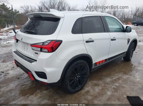 JA4AP3AU7LU031059 2020 MITSUBISHI OUTLANDER SPORT White Задня права чверть