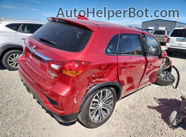 JA4AP3AW5JU015053 2018 MITSUBISHI OUTLANDER Red Tył prawy