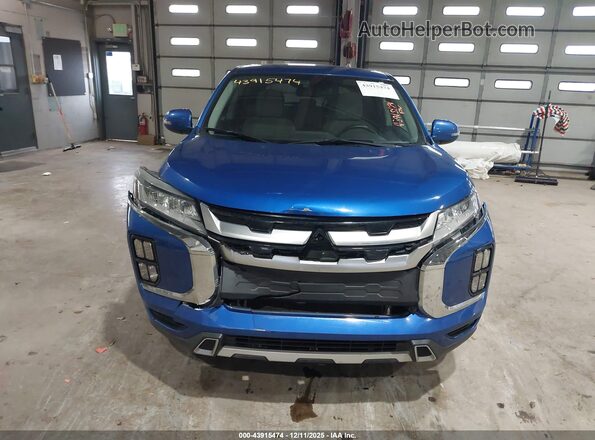 JA4AP4AU2LU013591 2020 MITSUBISHI OUTLANDER SPORT Синий Вид спереди