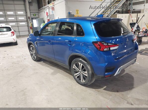 JA4AP4AU2LU013591 2020 MITSUBISHI OUTLANDER SPORT Синий Задняя левая четверть