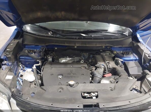 JA4AP4AU2LU013591 2020 MITSUBISHI OUTLANDER SPORT Синий Вид сзади