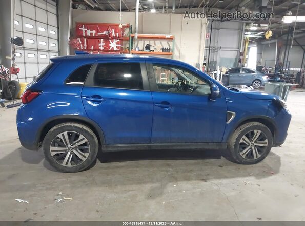 JA4AP4AU2LU013591 2020 MITSUBISHI OUTLANDER SPORT Синий Вид задней части салона