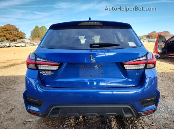 JA4AP4AU8LU015541 2020 MITSUBISHI OUTLANDER Синий Вид сзади