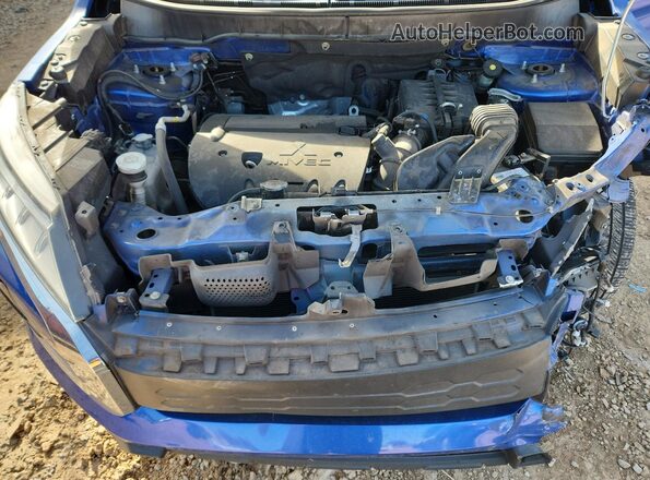 JA4AP4AU8LU015541 2020 MITSUBISHI OUTLANDER Синий Вид подкапотного пространства