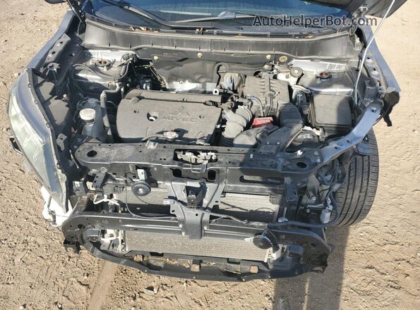 JA4APUAU8MU019834 2021 MITSUBISHI OUTLANDER Gray ძრავის განყოფილების ხედი