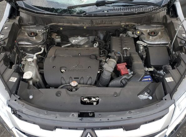 JA4APUAUXMU019916 2021 MITSUBISHI OUTLANDER Silver ძრავის განყოფილების ხედი