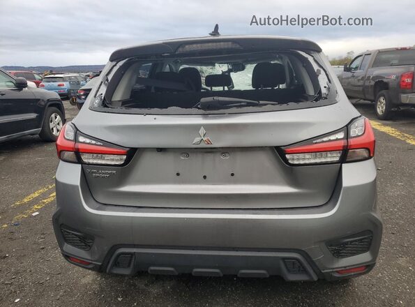 JA4APUAUXMU019916 2021 MITSUBISHI OUTLANDER Silver უკანა ხედი