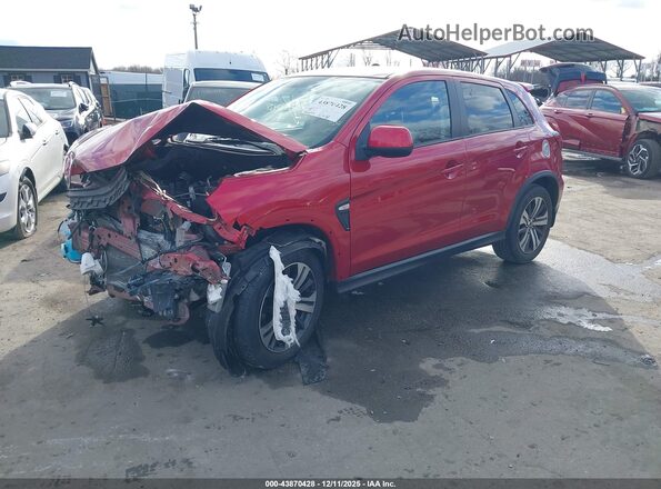 JA4AR3AU7LU007340 2020 MITSUBISHI OUTLANDER Red Vista tres cuartos delantera izquierda