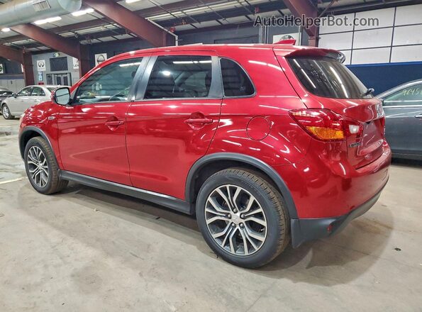 JA4AR3AW5HZ032085 2017 MITSUBISHI OUTLANDER Red Tył lewy