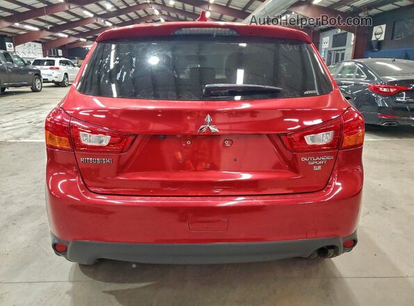 JA4AR3AW5HZ032085 2017 MITSUBISHI OUTLANDER Red Widok z tyłu