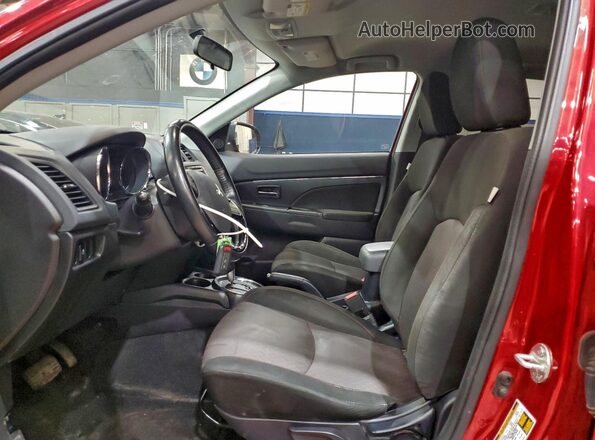 JA4AR3AW5HZ032085 2017 MITSUBISHI OUTLANDER Red Widok wnętrza z przodu