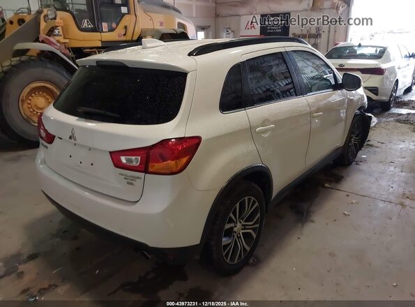 JA4AR4AW0HZ049446 2017 MITSUBISHI OUTLANDER SPORT Белый Задняя правая четверть