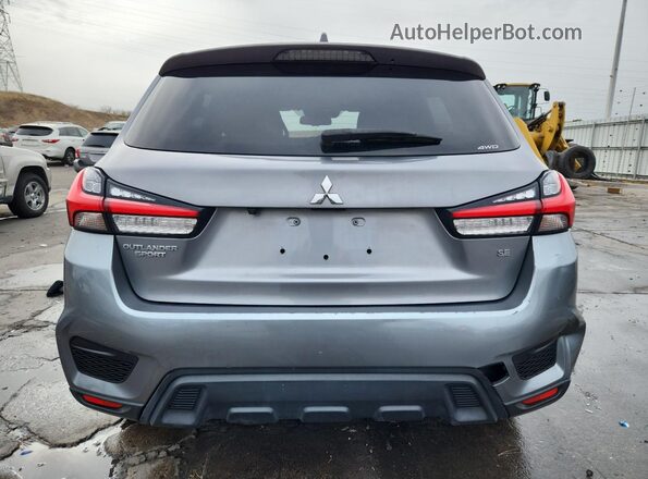 JA4ARUAU5MU017775 2021 MITSUBISHI OUTLANDER Gray Rear view