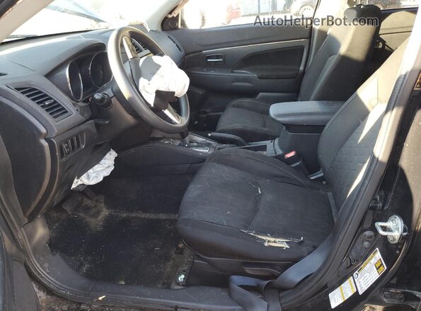 JA4ARUAUXMU009784 2021 MITSUBISHI OUTLANDER Black Սալոնի դիմացի տեսք