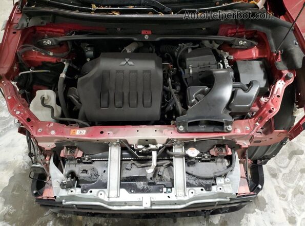 JA4AS5AA6LZ042685 2020 MITSUBISHI ECLIPSE Red Vista del compartimento del motor