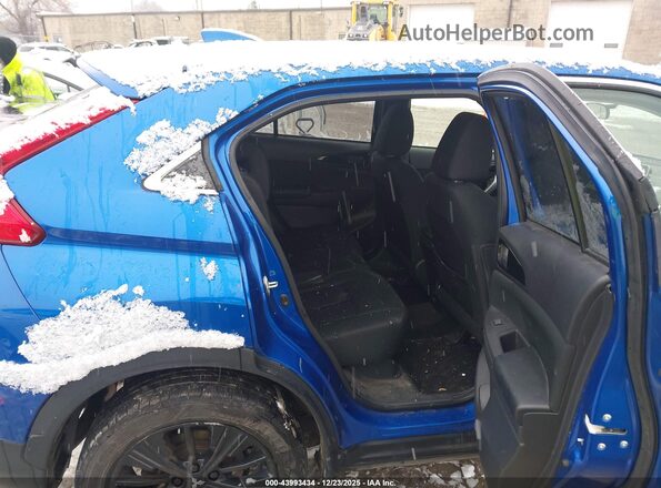 JA4AT4AAXJZ070638 2018 MITSUBISHI ECLIPSE CROSS Blue Vista de la etiqueta del VIN