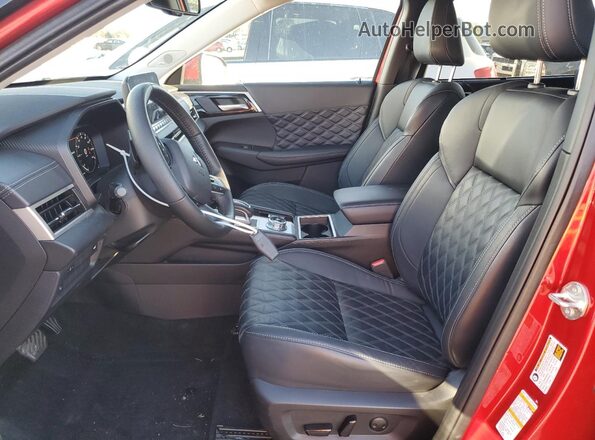 JA4J3WA86RZ004947 2024 MITSUBISHI OUTLANDER Red Вид салону спереду