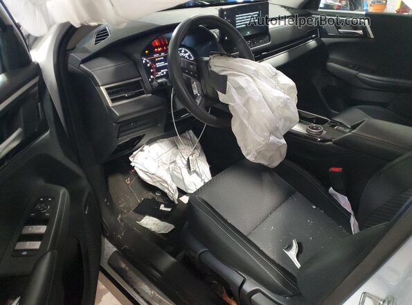 JA4J4UA85SZ024467 2025 MITSUBISHI OUTLANDER White წინა პანელის ხედი