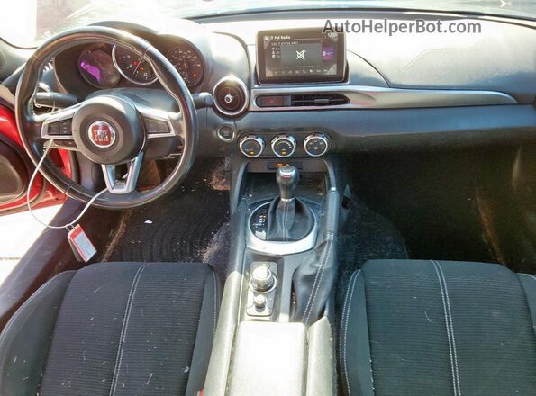 JC1NFAEK6K0142616 2019 FIAT 124 Red Առջևի վահանակի տեսք