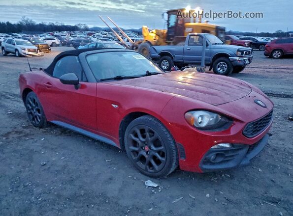 JC1NFAEK7H0118933 2017 FIAT 124 Красный Передняя правая четверть