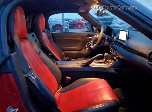 JC1NFAEK7H0118933 2017 FIAT 124 Красный Вид задних сидений