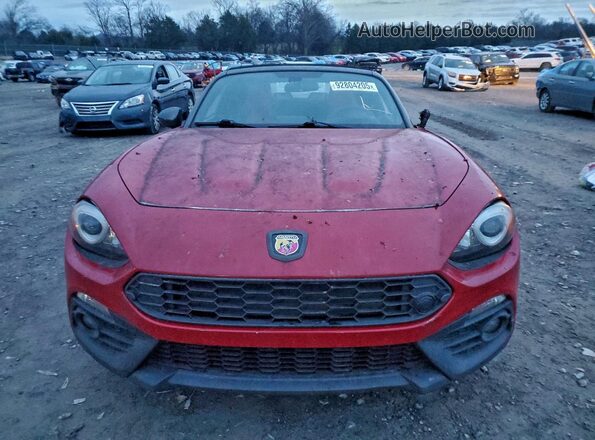 JC1NFAEK7H0118933 2017 FIAT 124 Красный Вид спереди