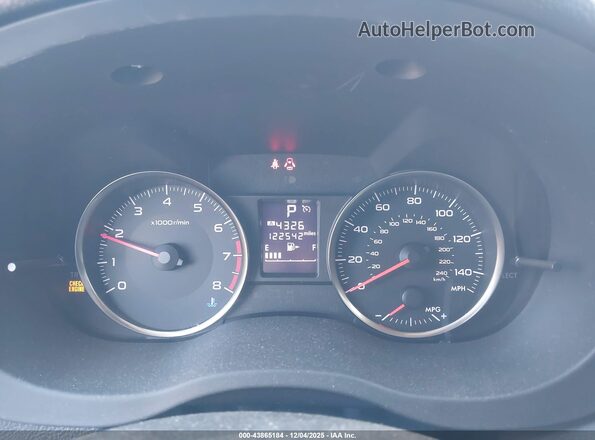 JF1GPAA63G8240941 2016 SUBARU IMPREZA Белый Вид задних сидений