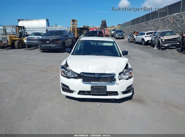 JF1GPAA63G8240941 2016 SUBARU IMPREZA Белый Вид щитка приборов