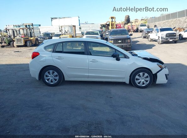 JF1GPAA63G8240941 2016 SUBARU IMPREZA Белый Вид задней части салона