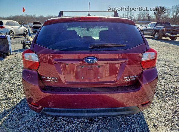 JF1GPAA65G9246458 2016 SUBARU IMPREZA Бордовый Вид сзади